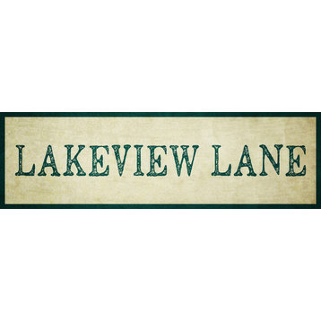 Lakeview Lane, 10" H X 33" W