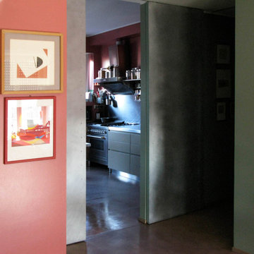 Apertura degli spazi di un grande e colorato appartamento | 160 MQ