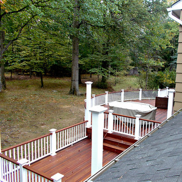 Berkeley Heights, NJ Ipe and Azek Deck