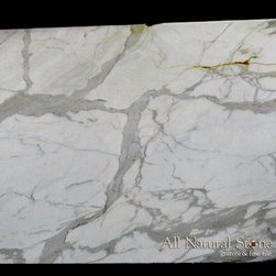 All Natural Stone - Calacatta Borghini Marble Slab - Kitchen Countertops