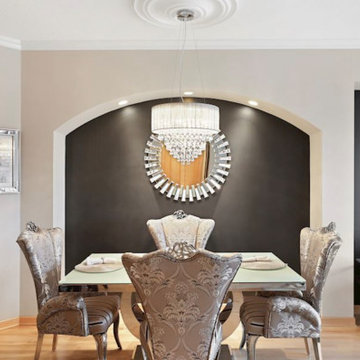 Minneapolis urban city condo living area with bling