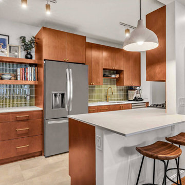 Warm Modern Kitchen – Upper West Side