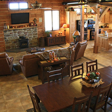 Combination Home & Barn in Nebraska