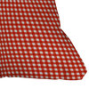 Alison Janssen NMCH Red Gingham Outdoor Throw Pillow
