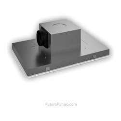 36&Prime; Savona White Ceiling Range Hood - Range Hoods And Vents