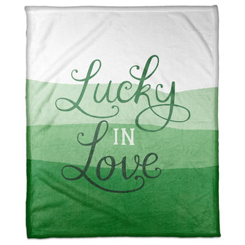 Lucky In Love 50x60 Fleece Blanket