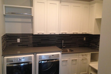 Example of a laundry room design in Vancouver