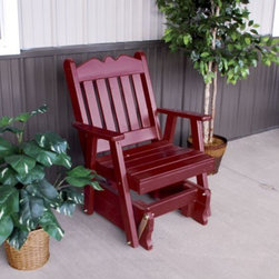 Pine Royal English Glider Chair - Outdoor Gliders