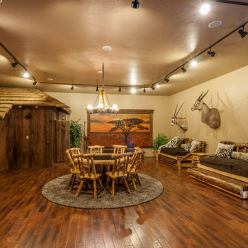 African Safari Game Room & Hunting/Fishing Trophy Room