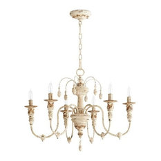 Quorum International 6316-6 Salento 6 Light 1 Tier Chandelier - Persian White