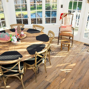 Reclaimed White Oak Barn Wood Floor in Bucks County, PA