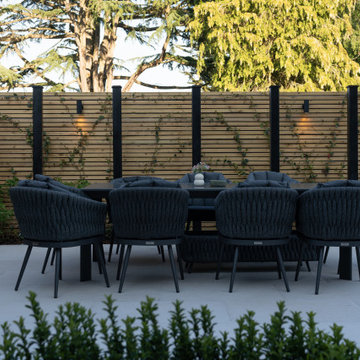 A garden made for entertaining in Mill Hill, London