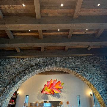 VIP tasting room.. Bourbon room.. ceiling board, floors and more. Bourbon blend!