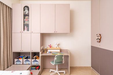 Kids' room - mid-sized contemporary kids' room idea in Mumbai
