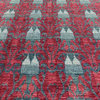Modern Oriental Wool Ikat Area Rug 8x10, P6226