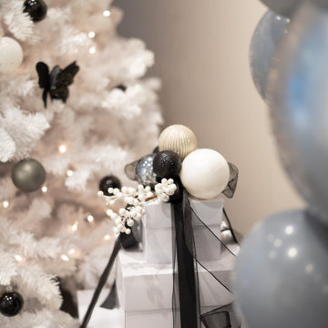 Holiday Photo Room Set Up