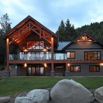 Timber Frame in the Woods