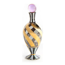Twirl Apothecary Bottle - Large | MacKenzie-Childs - Bathroom Accessories
