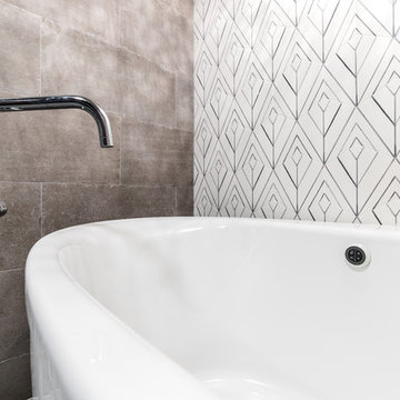 Uptown Condo Wet Room Master Bathroom Remodel