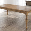 Country French Turned Leg Table, Tuscany Finish, 72"x37"