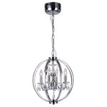 CWI LIGHTING - CWI LIGHTING 5025P16C-4 4 Light Up Chandelier with Chrome finish - CWI LIGHTING 5025P16C-4 4 Light Up Chandelier with Chrome finishThis breathtaking 4 Light Up Chandelier with Chrome finish is a beautiful piece from our Abia Collection. With its sophisticated beauty and stunning details, it is sure to add the perfect touch to your décor.Collection: AbiaCollection: ChromeMaterial: Metal (Stainless Steel)Crystals: K9 ClearHanging Method / Wire Length: Comes with 72" of chainDimension(in): 18(H) x 16(Dia)Max Height(in): 90Bulb: (4)60W E12 Candelabra Base(Not Included)Lumens: 1350CRI: 80Voltage: 120Certification: ETLInstallation Location: DRYOne year warranty against manufacturers defect.