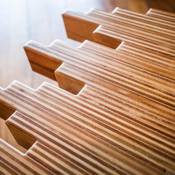 The Manufactory LLC - Plywood Strip Table - Side Tables And End Tables