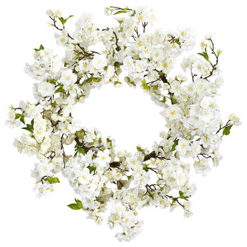 24" Cherry Blossom Wreath