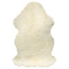 Natural 100% New Zealand Sheepskin Single, 2'x3', Natural