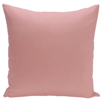 Solid Color Decorative Pillow, Pink, 18"x18"