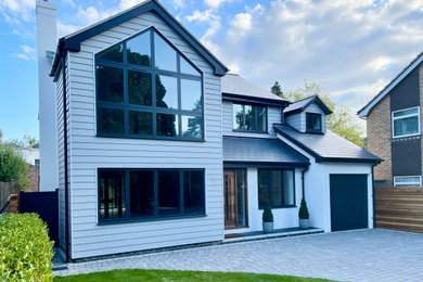 Photo of a contemporary house exterior in Gloucestershire.