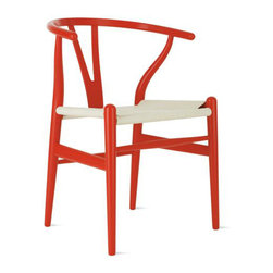 Wishbone Chair in Red - Dining Chairs