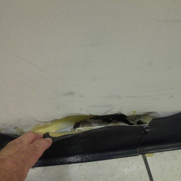 Drywall repair and FRP (Fiberglass Reinforced Panel) Replace