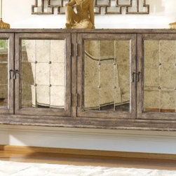 DeVera Mirrored Console - Buffets And Sideboards