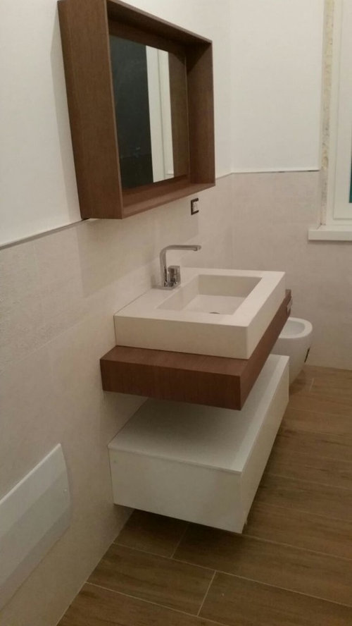 Colore pareti del bagno Colore pareti del bagno