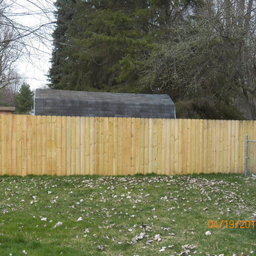 Semi-Privacy Pressure Treated Fence Chesterfield Michigan 48047