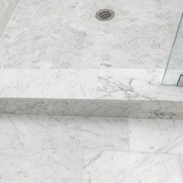 Natural Marble Master Bathroom