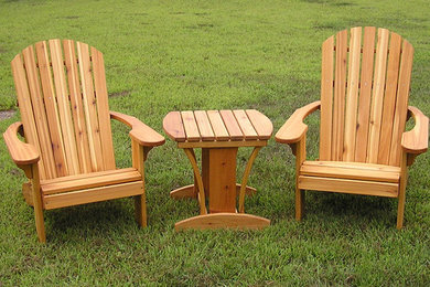 Adirondack Chairs and Table