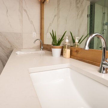 Viscount White Granite - Strathroy Ontario Bathroom