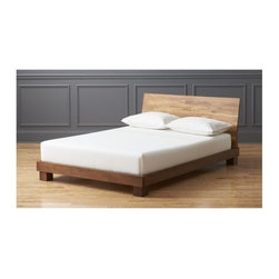Dondra Teak Full Bed | CB2 - Bedroom Furniture