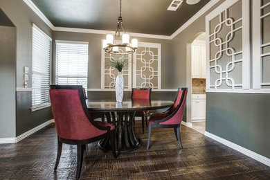 Inspiration for a country dining room remodel in Dallas