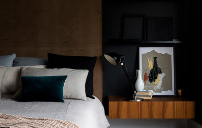 22 Moody and Modern Bedrooms With Dark Walls