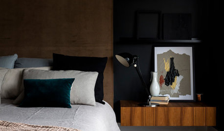 22 Moody and Modern Bedrooms With Dark Walls