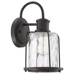 Trade Winds Lighting - Trade Winds Westford 13" Outdoor Wall Light in English Bronze - This outdoor wall light from Trade Winds comes in a english bronze finish. Light measures 7" wide x 13" high.  Uses one standard bulb up to 60 watts.  Damp Rated. Can be used in humid environments like bathrooms or covered outdoor areas.  This light requires 1 , 60W Watt Bulbs (Not Included) UL Certified.