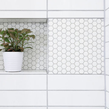 Mid-Century Modern Shower Conversion - Master Bathroom