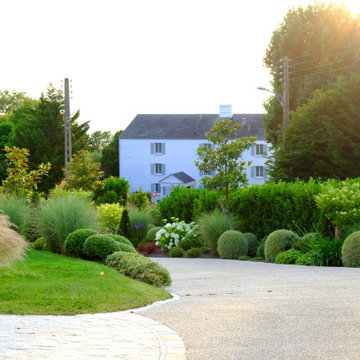 Jardin bucolique et structuré