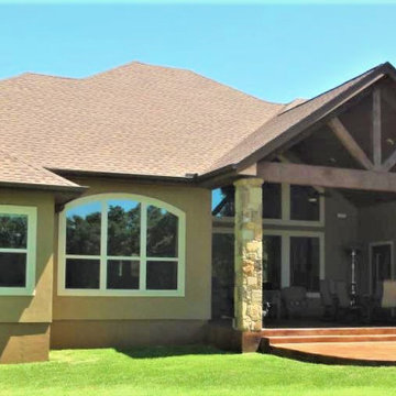 New Home in Vintage Oaks Subdivision - Rear Elevation