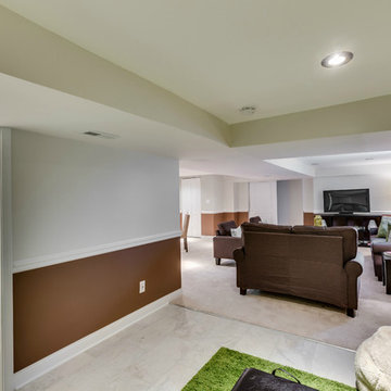 Finished Lower Basement | Morton Grove, IL