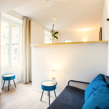 République - Nice : Transformation d'un appartement en 3 studios indépendants.
