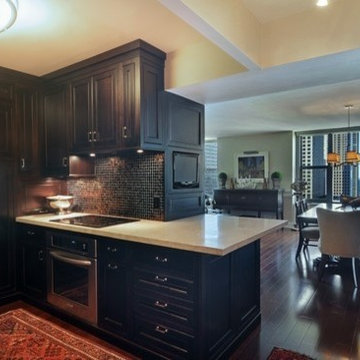 high rise kitchen