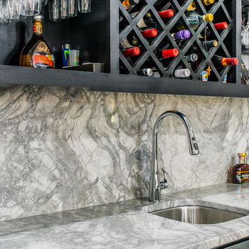 Super White Marble Kitchen Countertops